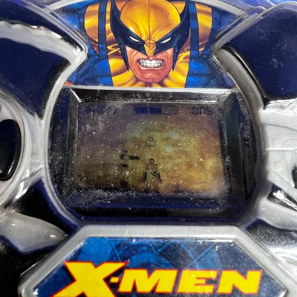 Marvel X-Men Sentinel Assault LCD Handheld Video Game 2005 Wolverine Deadpool